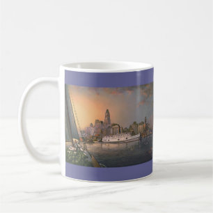 De Café Paul McGehee "Baltimore velho" na caneca