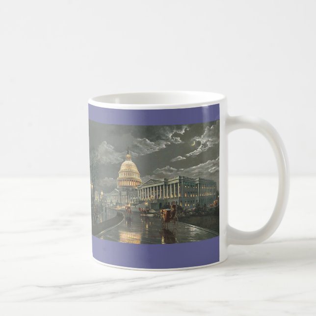 De Café Paul McGehee "o Capitólio caneca pelo luar" (Direita)