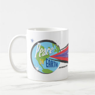 De Café "Paz na terra… e durante todo caneca do espaço"