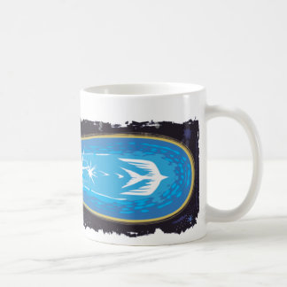 De Café Paz na terra… e durante todo o espaço!" caneca