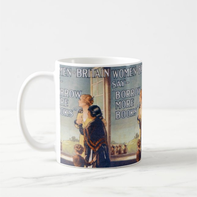 De Café Peça mais caneca dos livros (Esquerda)