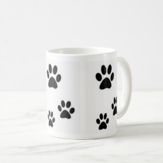 De Café Pegadas da caneca bonita dos gatinhos