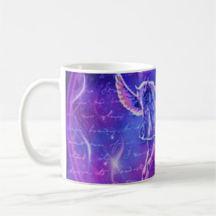 De Café Pégasus Roxo Caneca da Galáxia do Cavalo Alado N