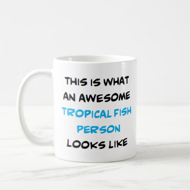 De Café peixe tropical, caneca incrível (Esquerda)