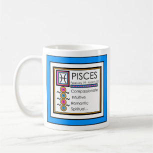 De Café Peixes Personalidade Traços 11oz. Caneca Clássica