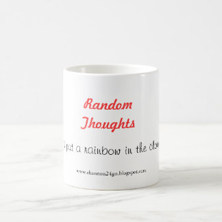 De Café Pensamentos aleatórios - caneca