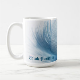 De Café Pense em caneca positiva