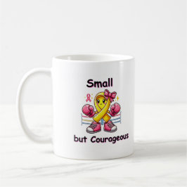 De Café "Pequeno, mas Corajoso: Caneca da Fita Amarela"