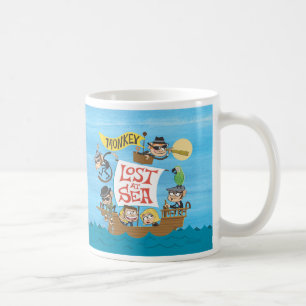 De Café Perdido na caneca do mar