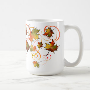 De Café Perseguindo a caneca da brisa do outono