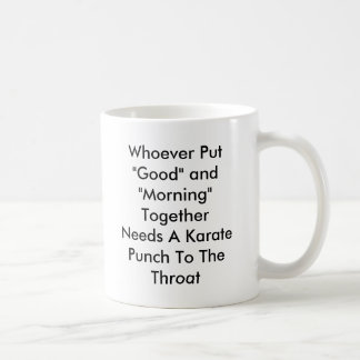 De Café Personalize a caneca engraçada da violência da
