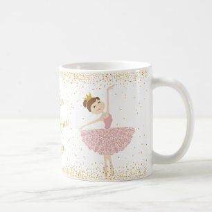 De Café personalize a caneca pequena do nome da bailarina