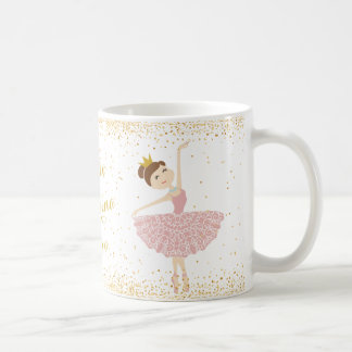 De Café personalize a caneca pequena do nome da bailarina