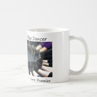 De Café Pés do círculo da dança da etapa - caneca
