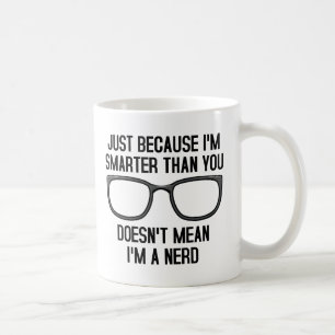 De Café Pessoas Mais Inteligentes Não São Nerds Caneca Div