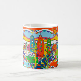 De Café Philadelphia Skyline 11 oz. Caneca