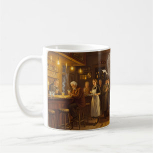 De Café Piano Man — Caneca Golden Memories Tavern Glow