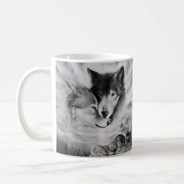 De Café PIC 3 do lobo, caneca do PIC 3 do lobo (Esquerda)