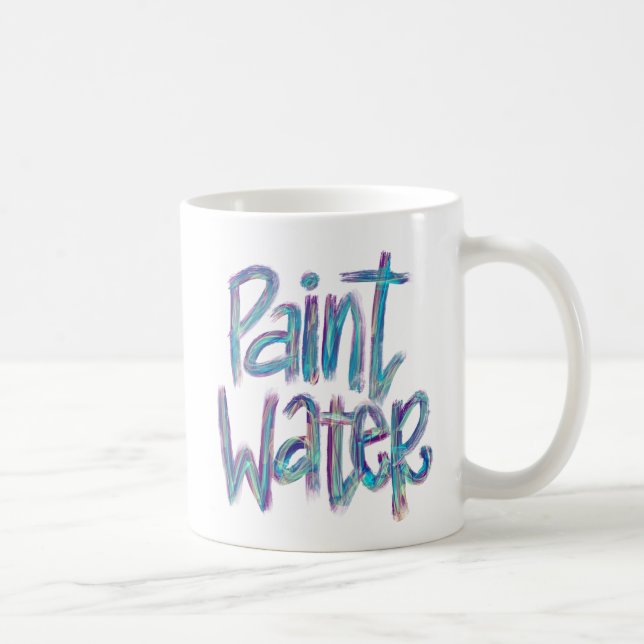 De Café Pinte a caneca do presente | do artista da água | (Direita)