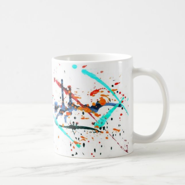 De Café pinte a caneca do respingo (Direita)