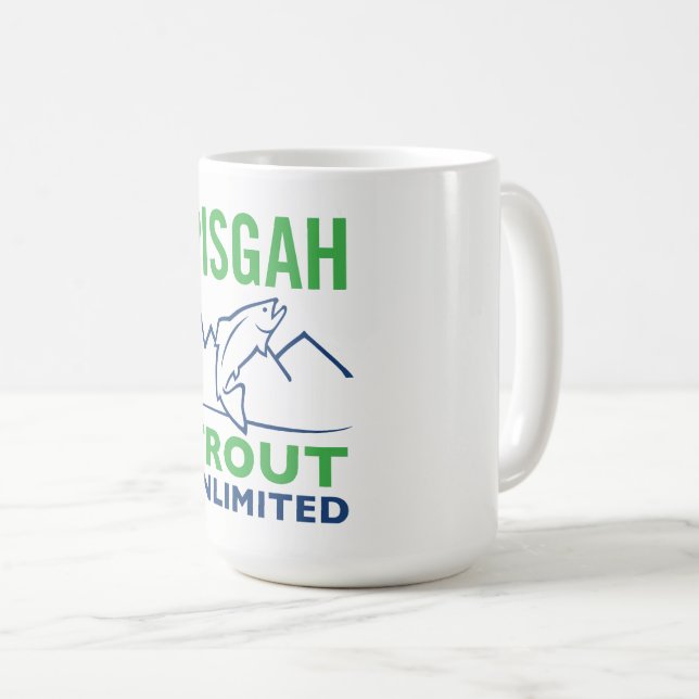 De Café Pisgah a Turquia 15oz. Caneca (Frente Esquerda)
