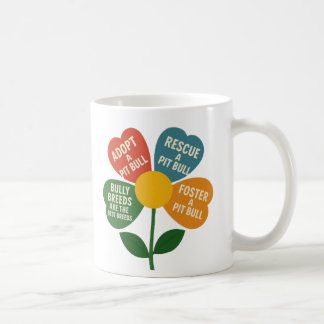 De Café Pittie Como Uma Caneca Flor
