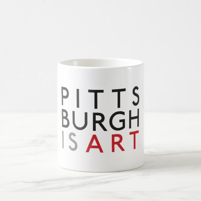 De Café Pittsburgh é caneca da arte (Centro)