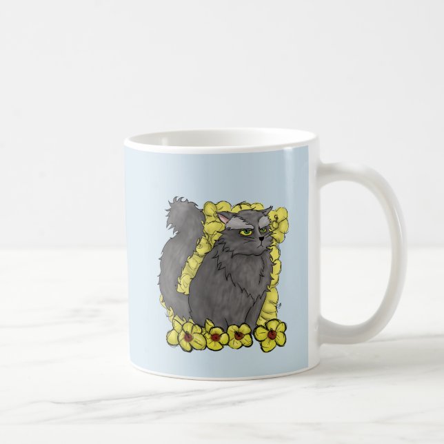 De Café Planície mal-humorada da caneca do gatinho (Direita)