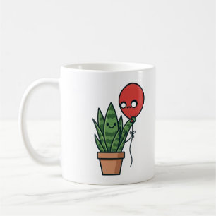 De Café Planta-cobra e caneca balão