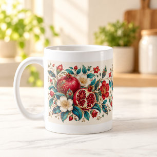 De Café Poesia da Romã Caneca Miniatura Romã