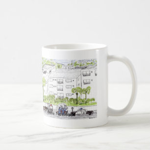 De Café Polícia Navidad! caneca