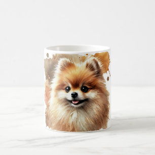 De Café 🐾 Pomeranianos, esta caneca é para você! 🐾