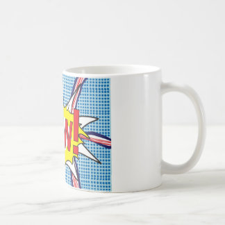 De Café Pop art "uau" caneca