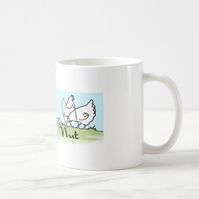 De Café Porca da galinha - caneca (Direita)