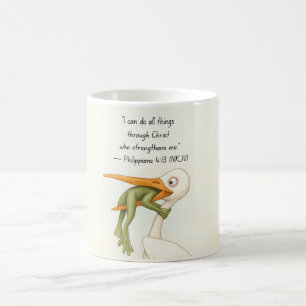 De Café Posso fazer todas as coisas Caneca