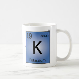 De Café Potássio (K) caneca do elemento