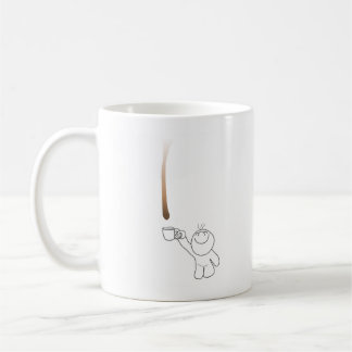 De Café Pouca caneca da cara do gotejamento
