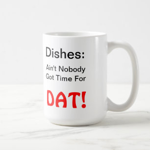 De Café Pratos: Não é ninguém hora obtida para a caneca