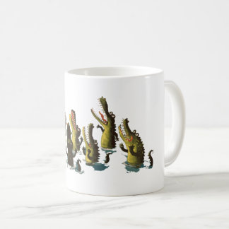 De Café presente da caneca do crocodilo engraçado