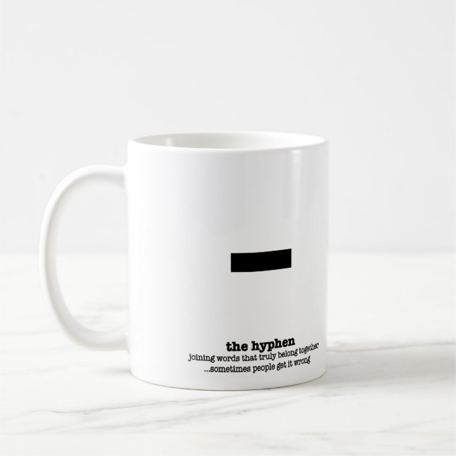 De Café Presentes da caneca da gramática da pontuação para (Esquerda)