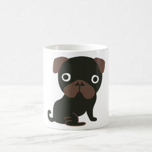 De Café Preto da caneca do Pug