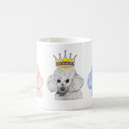 De Café Princesa Caniche Caneca
