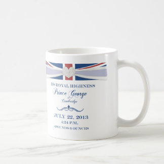 De Café Príncipe real George Bebê Lembrança Caneca
