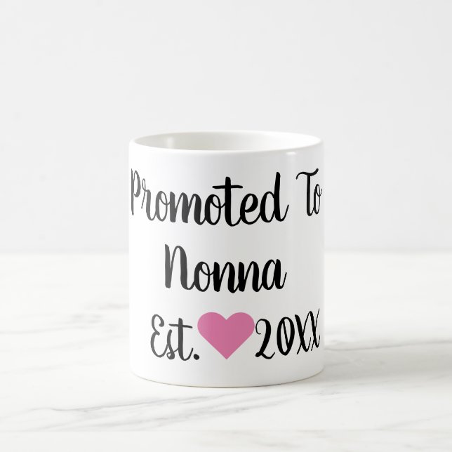 De Café Promovido a não preto e rosa caneca (Centro)