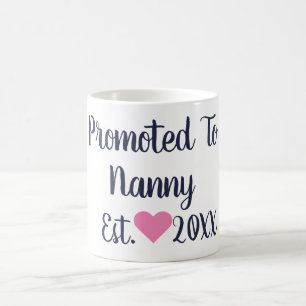 De Café Promovido ao Marinho da babá e caneca rosa