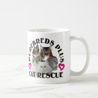 De Café Puro-sangue mais a caneca do salvamento do gato