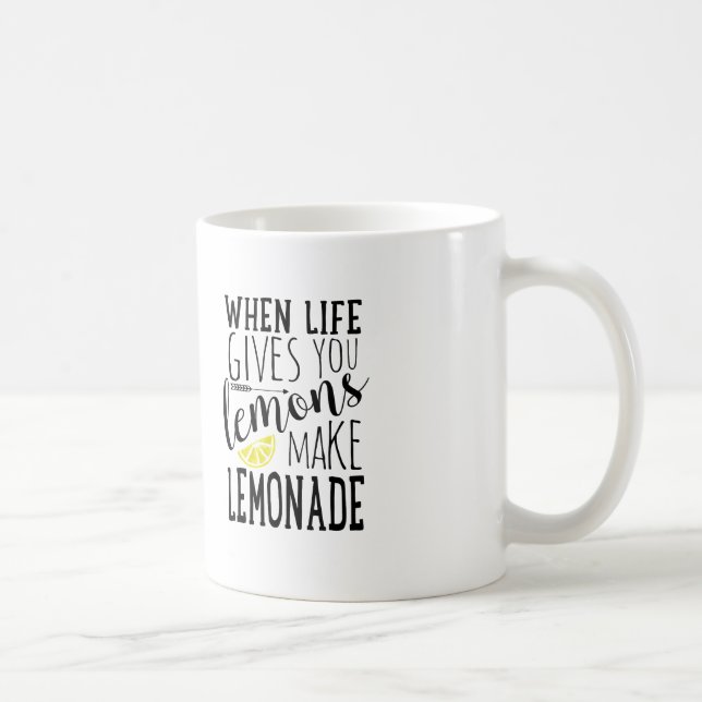 De Café Quando a vida lhe dá limões, faça a caneca da (Direita)
