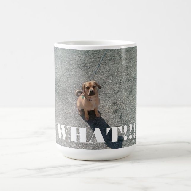 De Café "Que!?!" Caneca (Centro)