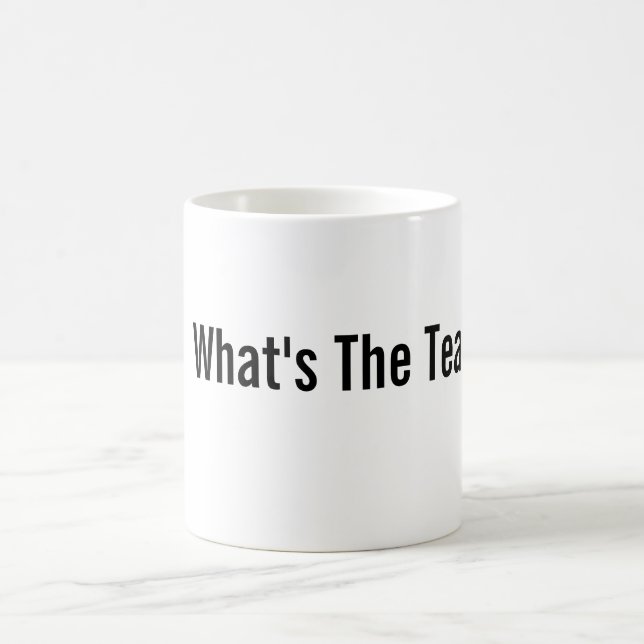 De Café Que é o chá? Caneca (Centro)