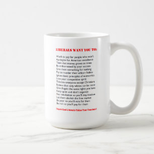 De Café "Que liberais querem" a caneca engraçada